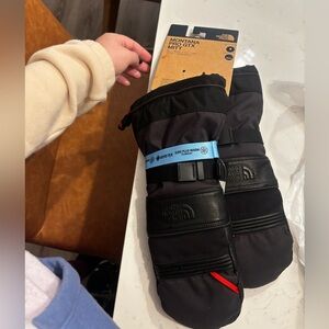 The North Face Black and Red Men's Gloves